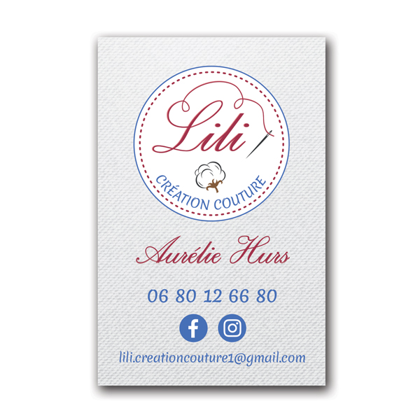 Carte de visite Lili Création Couture