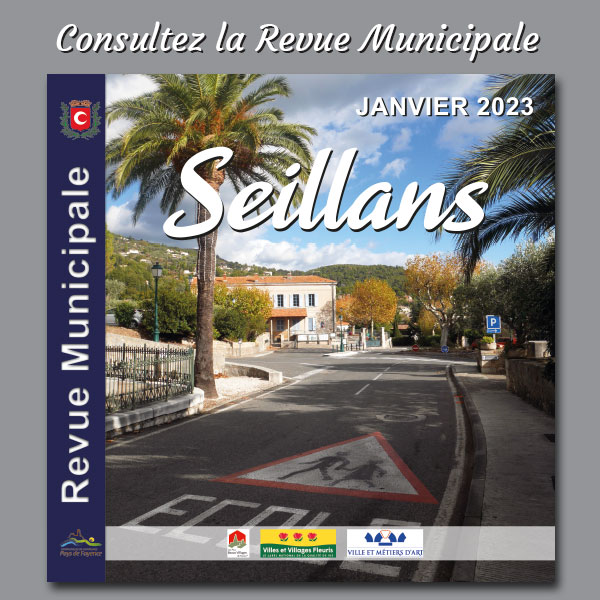 Revue Municipale janvier 2023 pour la commune de Seillans