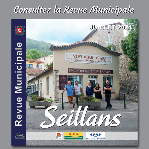 Revue Municipale juillet 2021 pour la commune de Seillans