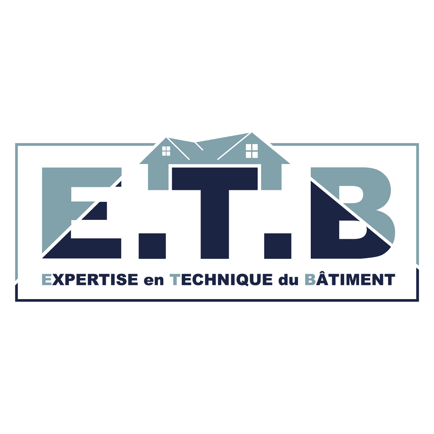 Logo personnalisé pour ETB Expertise en Technique du Bâtiment