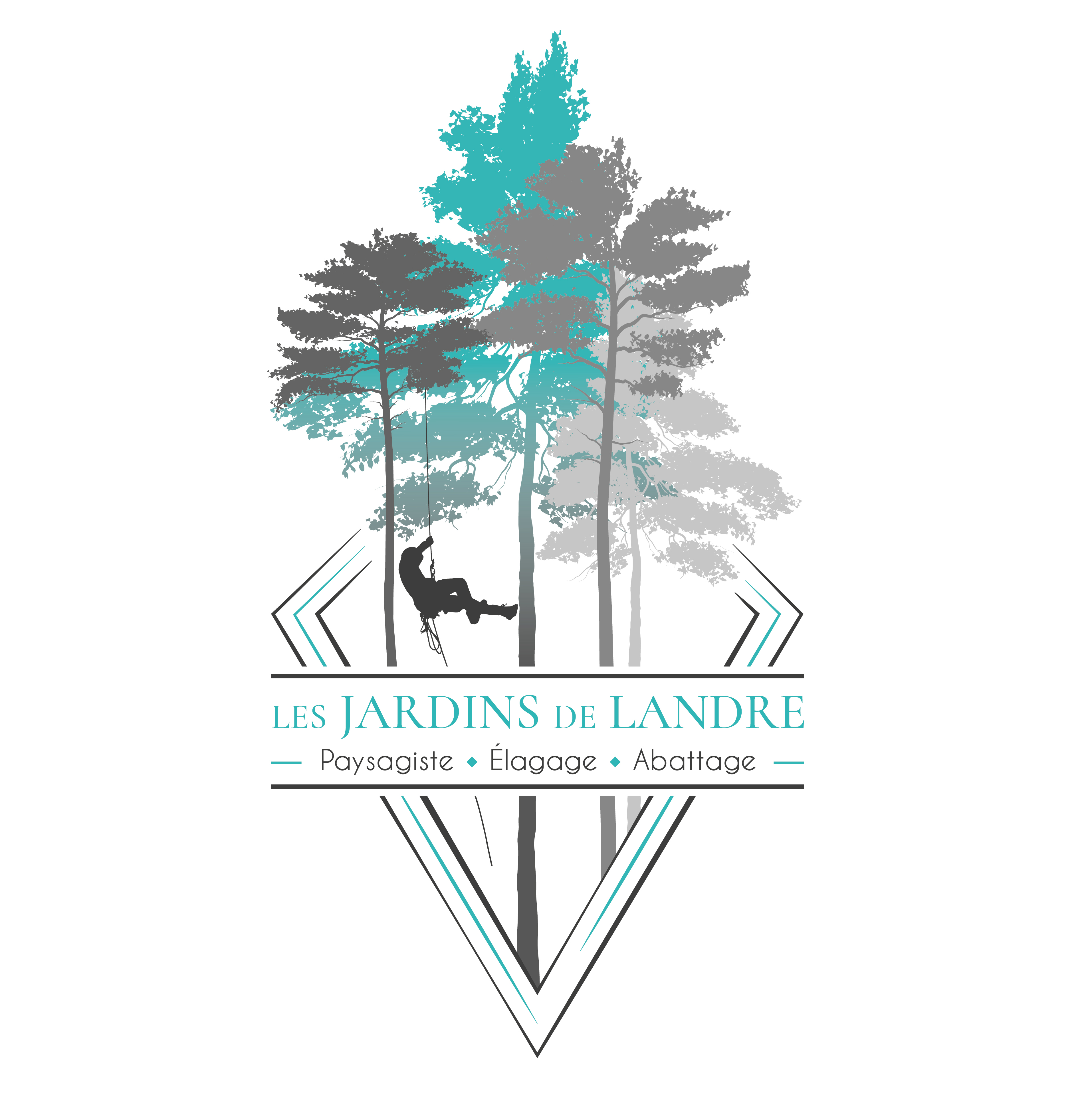 Logo personnalisé pour les Jardins de Landre