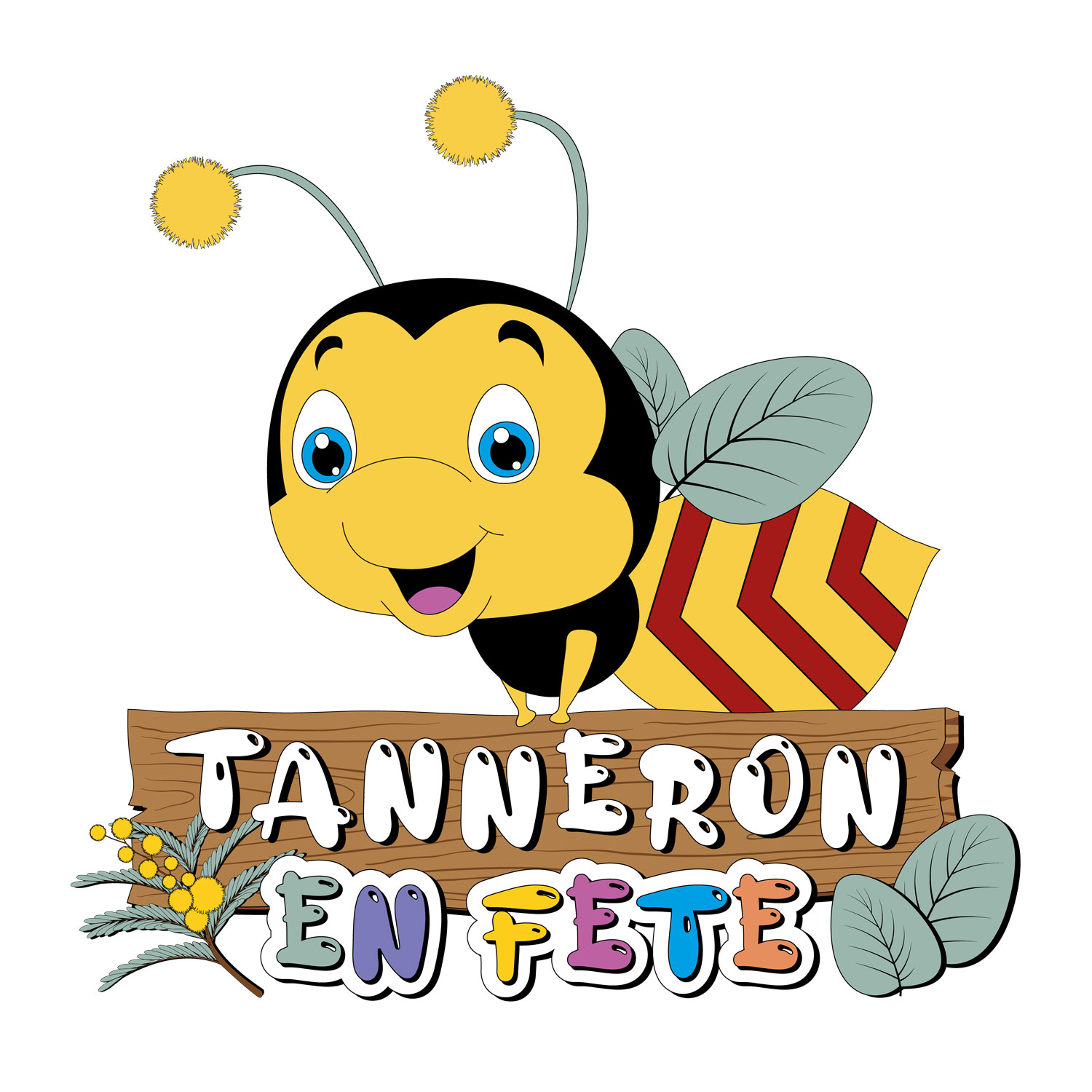 Logo personnalisé pour le Comité d'Animation Tanneron en Fête de Tanneron