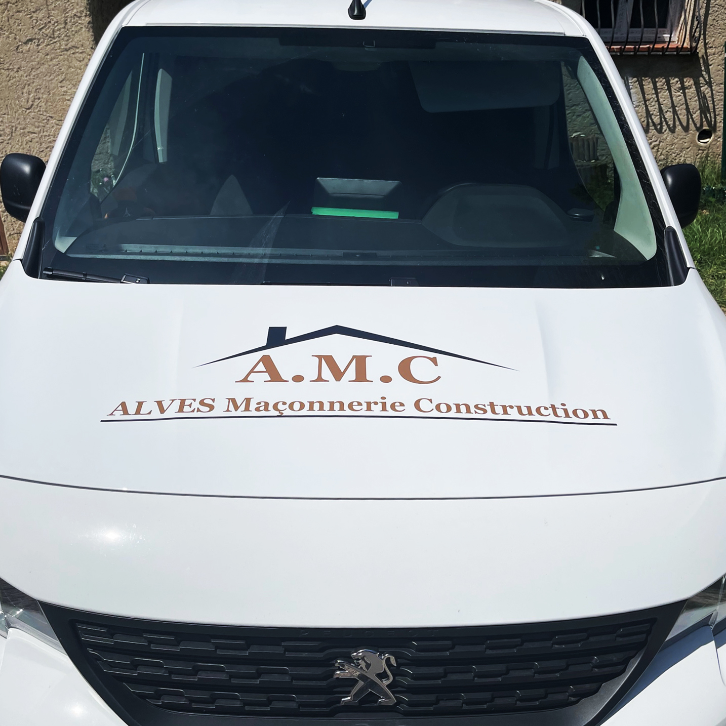 Marquage de véhicule pour AMC Maçonnerie