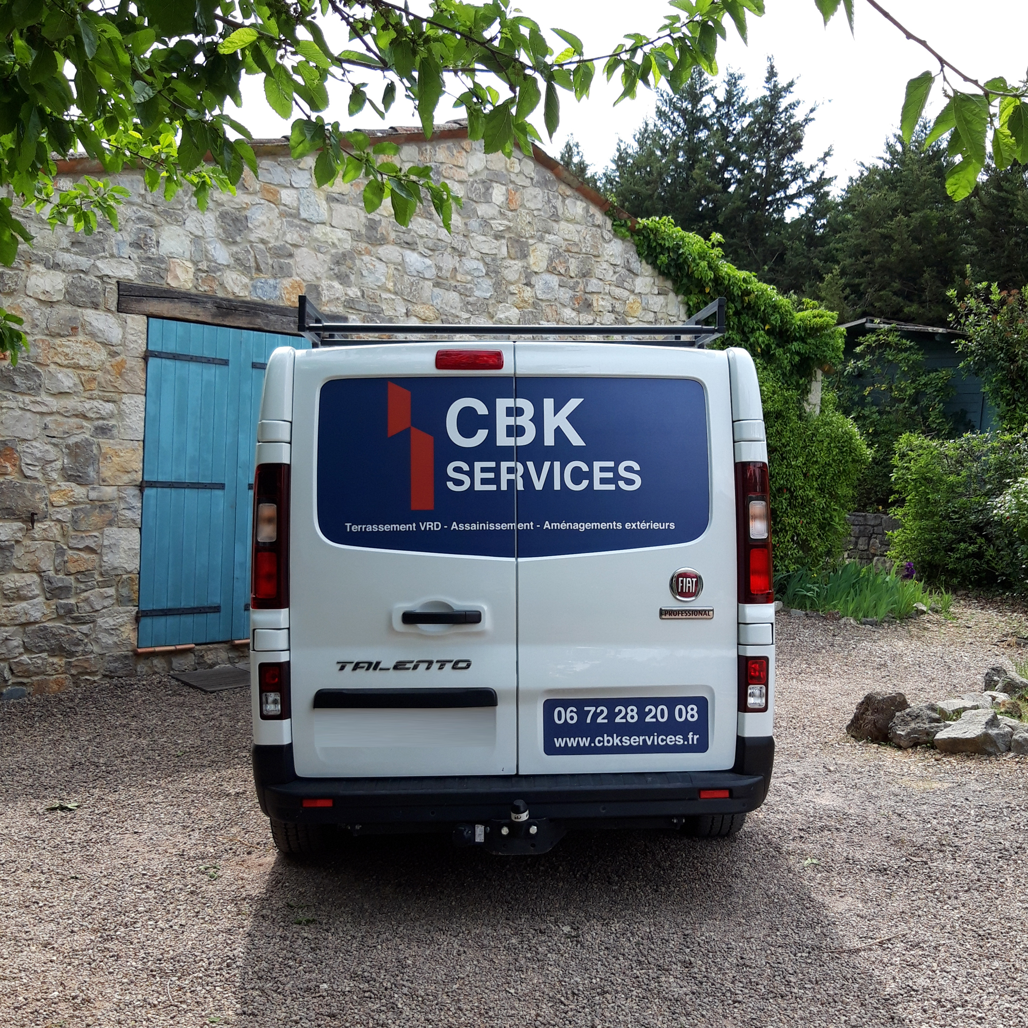 Marquage véhicule pour CBK services