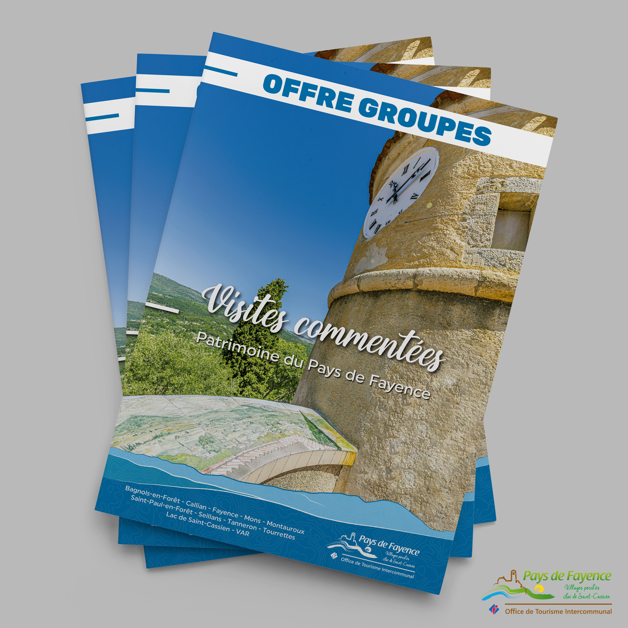 Brochure Offre Groupe pour l'Office de Tourisme Intercommunal du Pays de Fayence