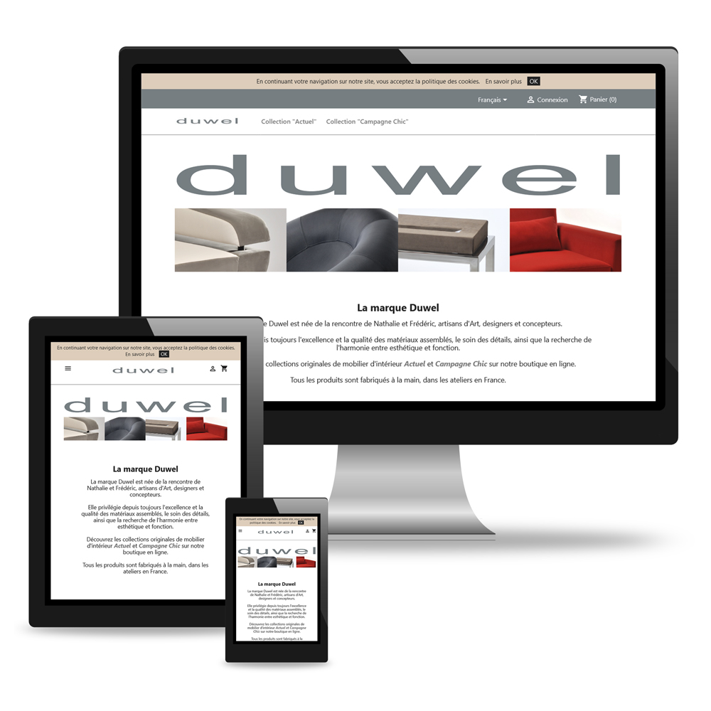 Site internet pour Duwel
