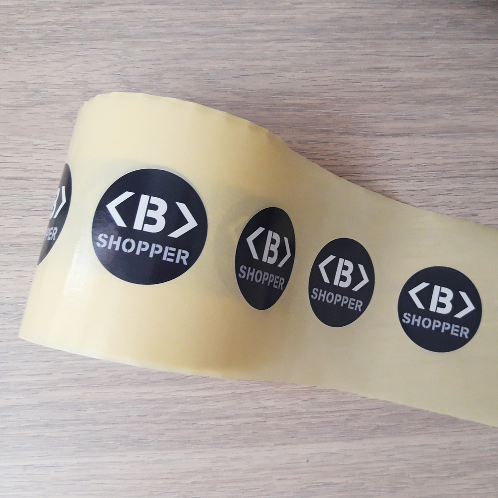 Stickers en rouleaux pour B Shopper